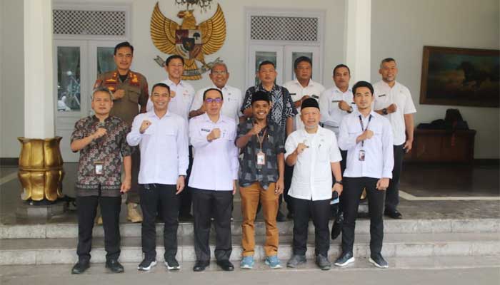 Bawaslu Kabupaten Sukabumi dengan Sekda