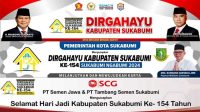 Selamat Hari Jadi Kabupaten Sukabumi ke 154