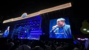 Manggung di Pestapora, Mantan Presiden SBY Bawakan Pelangi di Matamu