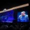 Presiden ke-6 RI Susilo Bambang Yudhoyono saat tampil pada Pestapora 2024 di JIExpo Kemayoran, Jakarta, Jumat (20/9). (Antara)