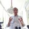 Presiden RI Joko Widodo memberikan keterangan pers di halaman Istana Merdeka Jakarta, Sabtu (21/9/2024).