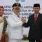 Bachril Bakri bersama Asmawa Tosepu di Gedung Sate, Kota Bandung, Jawa Barat, Kamis (26/9/2024). (M Fikri Setiawan)