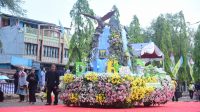 DLH Kabupaten Sukabumi Usung Pesan Mendalam Pada Mobil Hias Gelar Festival Sukabumi Suka Bunga 2024