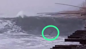 Viral, Video Nelayan Tegalbuleud Sukabumi Diterjang Ombak Besar Saat Sebrangi Dermaga