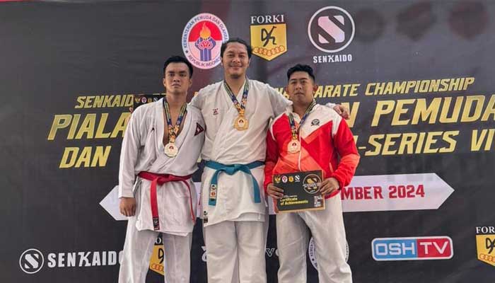 Anggota Polres Sukabumi Kota Juara Senkaido