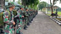 Amankan Pelantikan Presiden, Batalyon Armed 13 Nanggala Gelar Apel Siaga