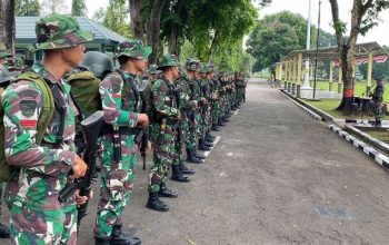Batalyon Armed 13 Nanggala Gelar Apel Siaga