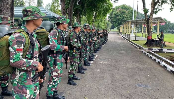 Batalyon Armed 13 Nanggala Gelar Apel Siaga
