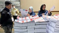 Bawaslu Kota Sukabumi Bersama KPU Awasi Pencetakan Surat Suara
