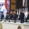 Para pimpinan DPRD Jawa Barat bersama Pj Gubernur Jabar Bey Machmudin dalam Rapat Paripurna di Gedung DPRD Jabar, Bandung, Kamis (17/10/2024). (DPRD Jawa Barat)