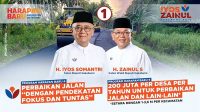 Paslon Iyos Zainul Luncurkan Program ke 4, Perbaikan Jalan Dengan Pendekatan Fokus dan Tuntas