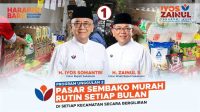 Iyos Zainul Gulirkan Program Pasar Sembako Murah