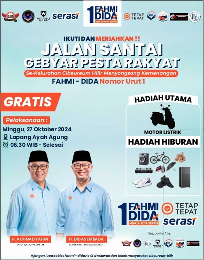 Jalan Santai Bareng Fahmi-Dida
