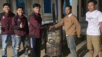 Mahasiswa KKN Nusa Putra Ciptakan Alat Pengelolaan Sampah dari Drum Bekas