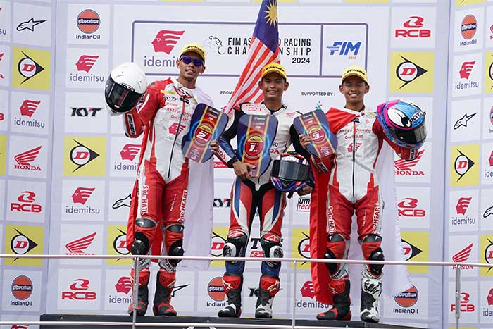 Pebalap Astra Honda Raih Podium ARRC Sepang