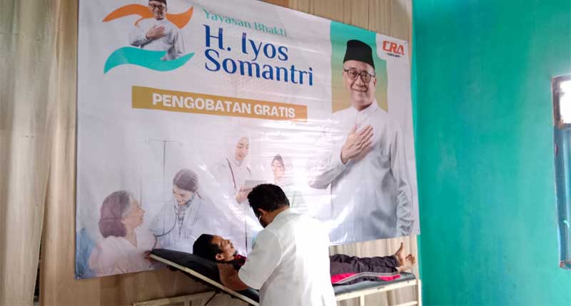 Pengobatan gratis Yayasan Iyos Somantri