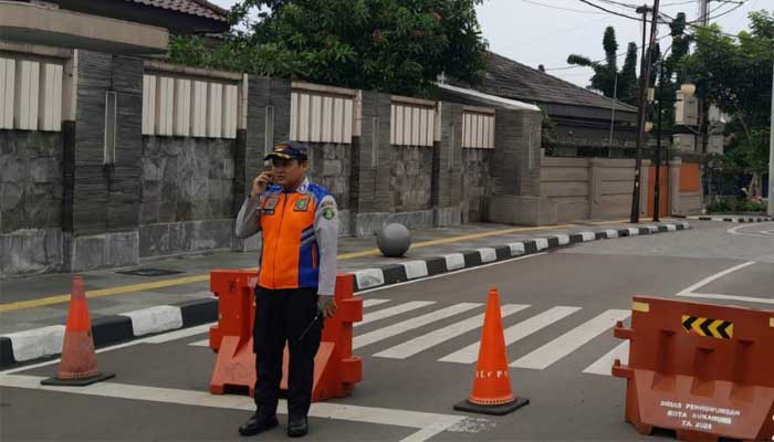 Petugas Dishub Kota Sukabumi
