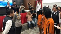 Satreskrim Polres Sukabumi Kota Ciduk Tiga Pelaku penganiayaan Pengendara Sepeda Motor