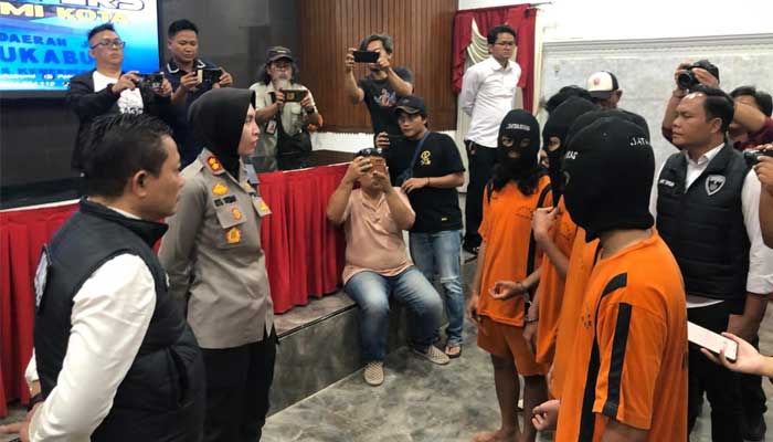 Polres Sukabumi Kota menciduk pelaku penganiayaan