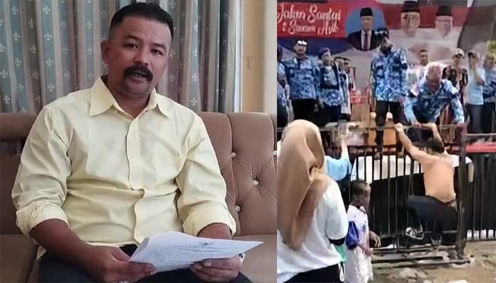 Pria Berkumis di Sukabumi Bikin Ricuh