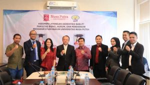 Program Studi Ilmu Hukum Nusa Putra University Sukses Jalani Akreditasi BAN-PT