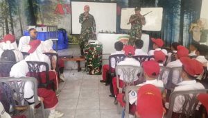 Puslatpur Marinir 6 Antralina Gembleng Wawasan Kebangsaan Siswa SDN Jampangtengah
