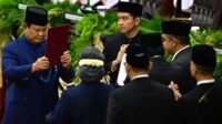 Momen Prabowo Bersumpah Berbakti Pada negara 