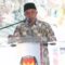 SAMBUTAN : Ketua KPU Kabupaten Sukabumi Kasmin Belle dalam memberikan sambutan pada kegiatan Debat Perdana. (Tangkapan layar Yutube Radar Sukabumi)