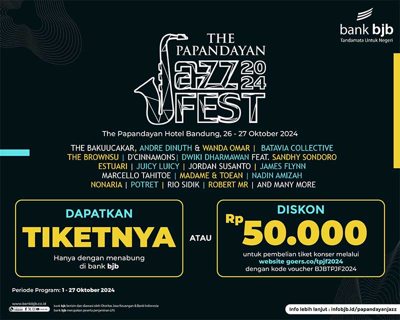 The Papandayan Jazz Fest 2024 bank bjb