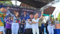 Potret Cawagub Jabar Ilham Habibi Sambangi Kota Bogor, Zumba Bareng Emak-emak