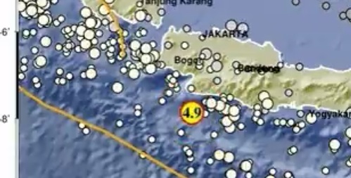 Baru saja Selasa  (8/10/2024) wilayah Sukabumi digoyang gempa 4,9 Magnitudo. Berdasarkan catatan Badan Meteorologi Klimatologi dan Geofisika (BMKG) mencatat lokasi gempa pada titik