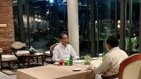 Potret Jokowi dan Prabowo Santap Malam Bersama Dua Jam Lebih