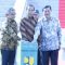Presiden Joko Widodo menekan tombol sirine sebagai visualisasi atas seremoni peresmian Istana Negara IKN, Provinsi Kalimantan Timur, Jumat (11/10/2024).