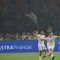 Pesepak bola Timnas Indonesia Thom Jan Haye (kanan) berselebrasi bersama rekannya Asnawi Mangkualam (kedua kanan) dan Marselino Ferdinan (kiri) setelah berhasil membobol gawang Timnas Filipina dalam laga lanjutan Grup F Kualifikasi Piala Dunia 2026 zona Asia di Stadion Utama Gelora Bung Karno (SUGBK), Senayan, Jakarta, Selasa (11/6/2024). (Rivan Awal Lingga)