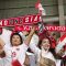 Suporter timnas Indonesia memberi dukungan saat menghadapi China pada pertandingan keempat Grup C Kualifikasi Piala Dunia 2026 zona Asia putaran ketiga di Stadion Qingdao Youth Football, Qingdao, China, Selasa (15/10/2024). (Desca Lidya Natalia)