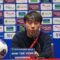 Pelatih timnas Indonesia Shin Tae-yong berbicara pada sesi jumpa pers pasca laga yang berakhir dengan kekalahan 1-2 dari China pada laga keempat putaran ketiga kualifikasi Piala Dunia 2026 zona Asia di Stadion Sepak Bola Pemuda Qingdao, Selasa (15/10/2024). (PSSI)