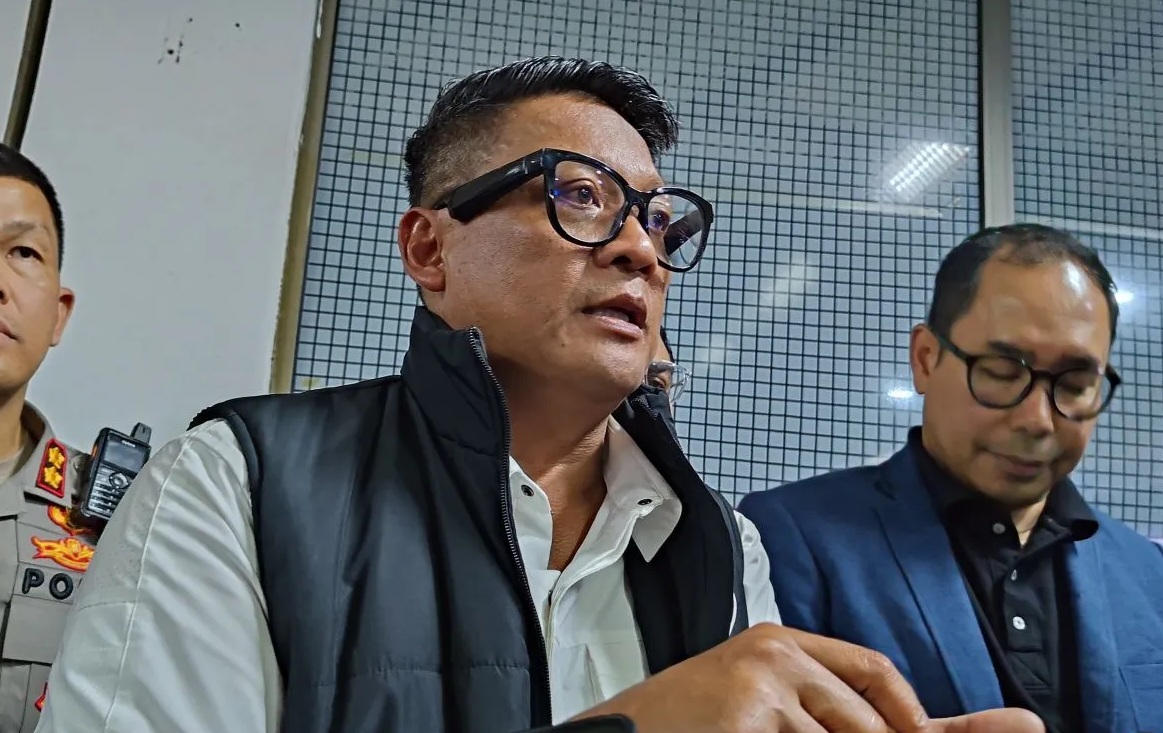 Kepala Divisi Hubungan Internasional (Hubinter) Irjen Pol Krishna Murti, di Tangerang, Banten, Rabu dini hari (23/10/2024). (Azmi Samsul Maarif)