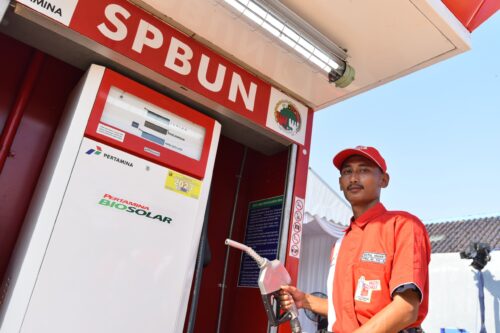 PASOKAN AMAN: Pertamina Patra Niaga Regional Jawa Bagian Barat menambah pasokan Biosolar hingga 70% untuk Stasiun Pengisian Bahan Bakar Umum Nelayan (SPBUN) 38.41213 Blanakan, Kabupaten Subang.
