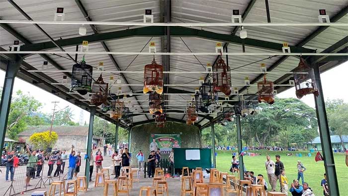 Yonarmed 13 Kostrad Gelar Lomba Burung Berkicau