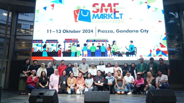PERTAMINA UMK: Pertamina Patra Niaga Regional Jawa Bagian Barat (JBB) menutup rangkaian pameran Small Medium Enterprise (SME) Market 2024 pada Minggu (13/10). (ist)
