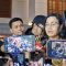Menteri Keuangan Sri Mulyani yang dipanggil ke kediaman Prabowo Subianto untuk menjadi calon menteri pada kabinet Prabowo-Gibran.-Anisha Aprilia-
