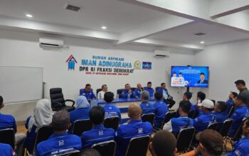 DPC Partai Demokrat Kabupaten Sukabumi menggelar rapat konsolidasi untuk memenangkan pasangan Iyos Somantri-Zainul.