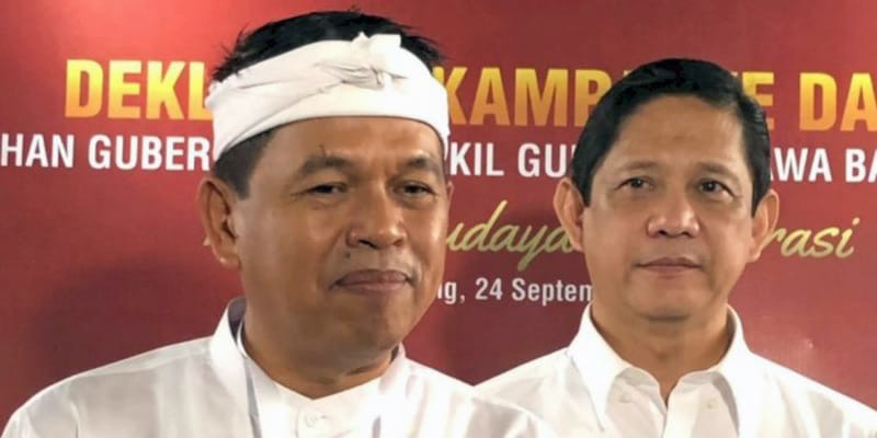 Hasil hitung cepat pemilihan gubernur (Pilgub) Jawa Barat, turut dilakukan Indikator Politik, yang mencatat mayoritas suara memilih pasangan Dedi Mulyadi-Erwan Setiawan.