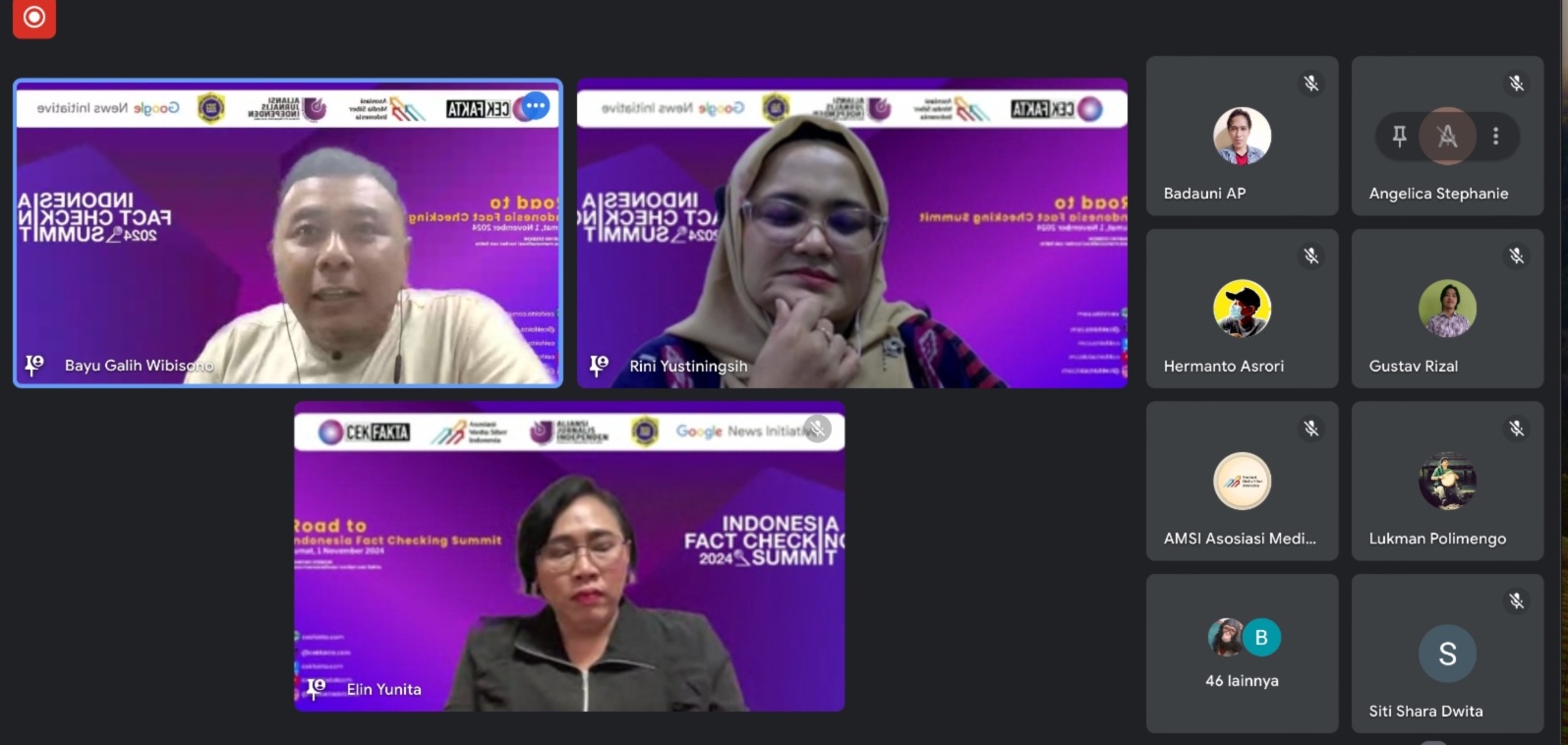 Asosiasi Media Siber Indonesia (AMSI) bersama anggota Koalisi Cek Fakta lain, AJI dan Mafindo, didukung oleh Google News Initiative Road to Indonesia Fact Checking Summit (IFCS)