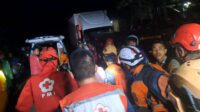 Evakuasi Ibu Hamil Terjebak Longsor di Nyalindung Berlangsung Dramatis