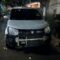 TERPEROSOK: Kondisi salah satu unit mobil milik warga Perum Puri Cibeureum Permai 1, Kelurahan/Kecamatan Cibeureum, kondisinya rusak, Jumat (22/11).(FT: IST)