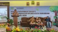 DLH Kota Sukabumi Gelar Konsultasi Publik Penyusunan KLHS RPJMD