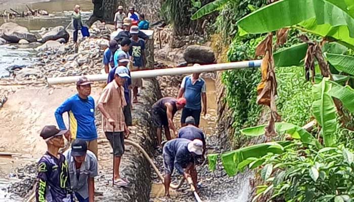 DPUTR Kota Sukabumi Perbaiki Bendungan Cipelang