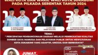 Debat Publik Paslon Wali Kota Sukabumi Jumat 8 November 2024