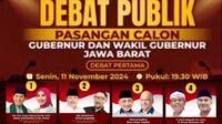 Debat Publik Pilgub Jabar 11 November 2024